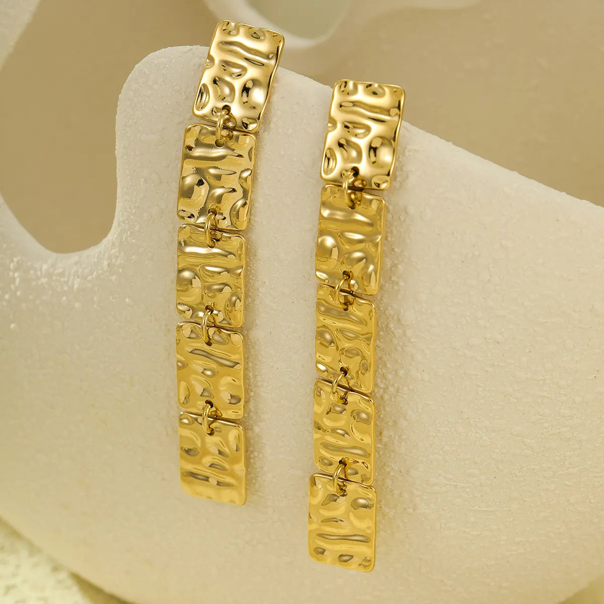 Gold Chain Link Earrings