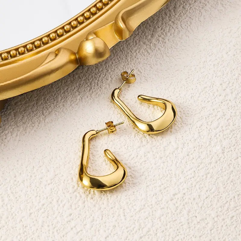 Modern Hoop Earrings