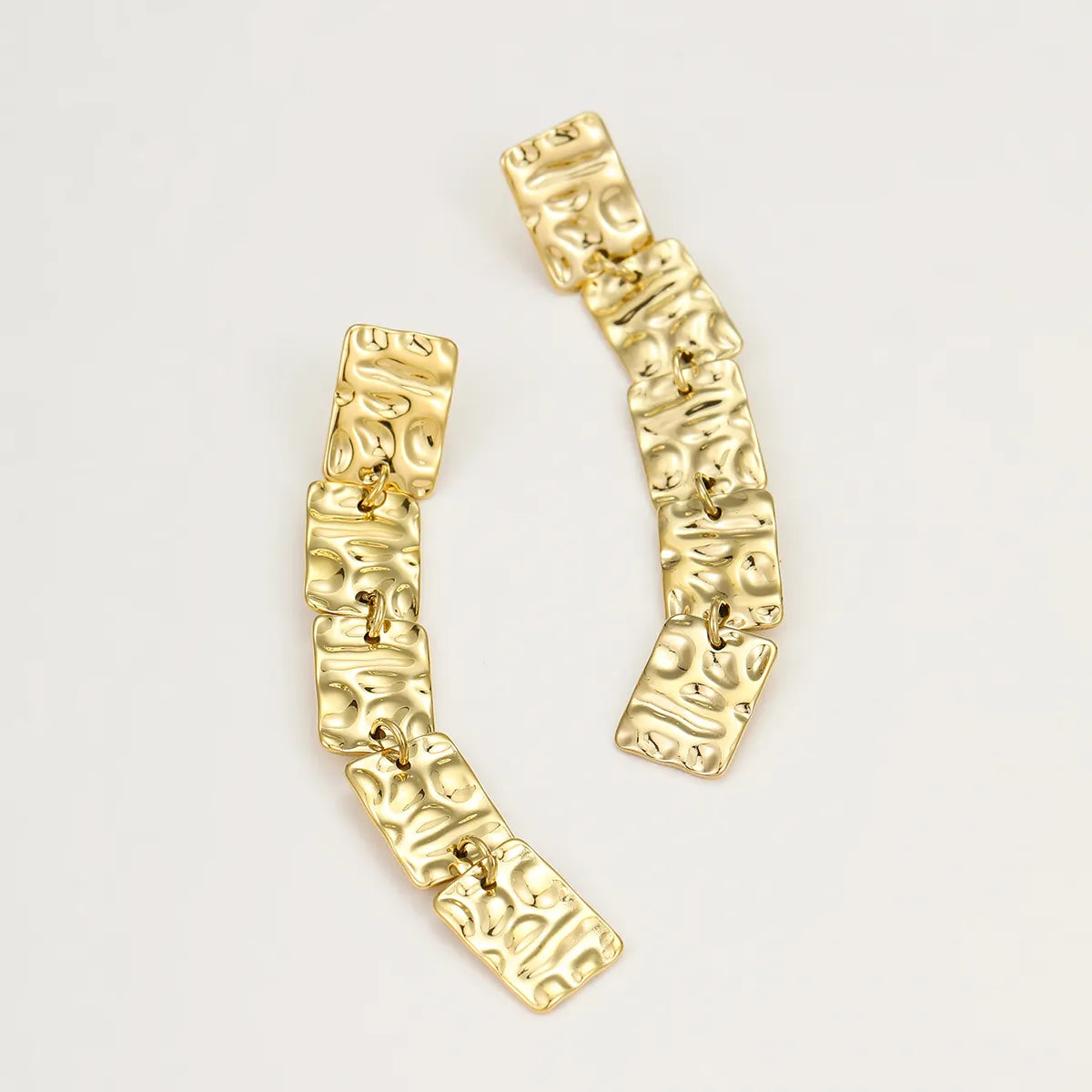 Gold Chain Link Earrings