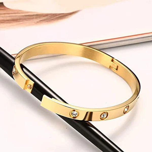 Crystal Love Bangle Bracelet