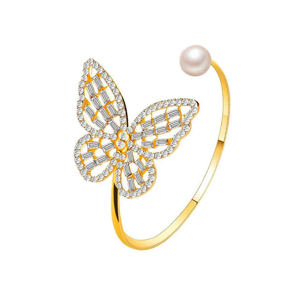 Butterfly Pearl Cuff