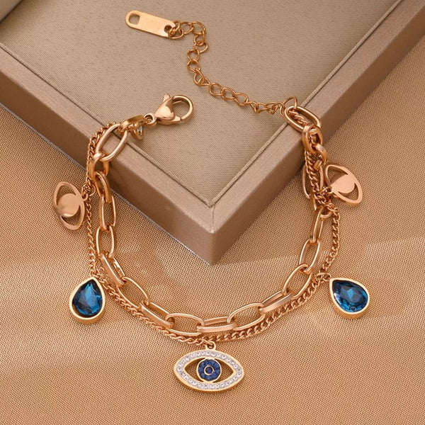 Evil Eye American Diamond Bracelet