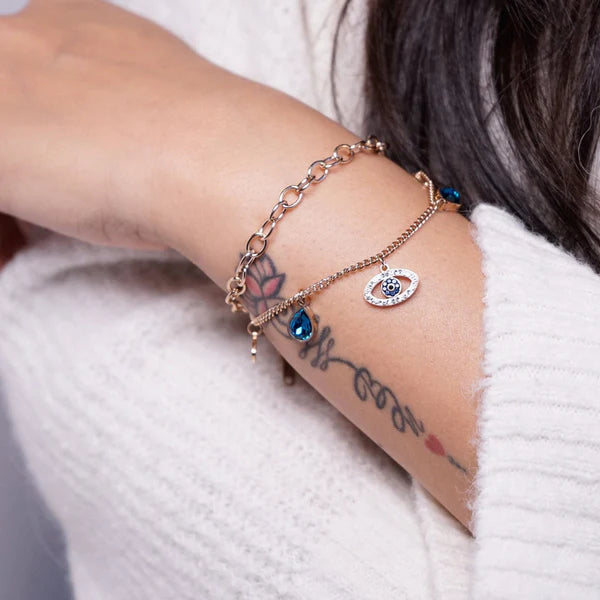 Evil Eye American Diamond Bracelet