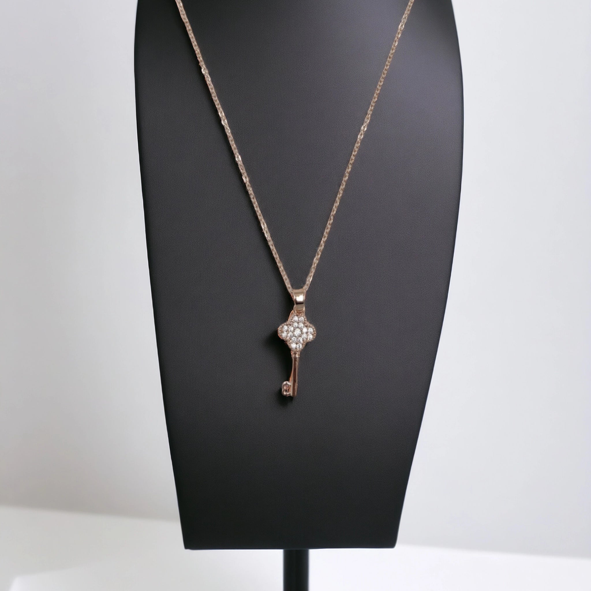 Diamond Key Necklace