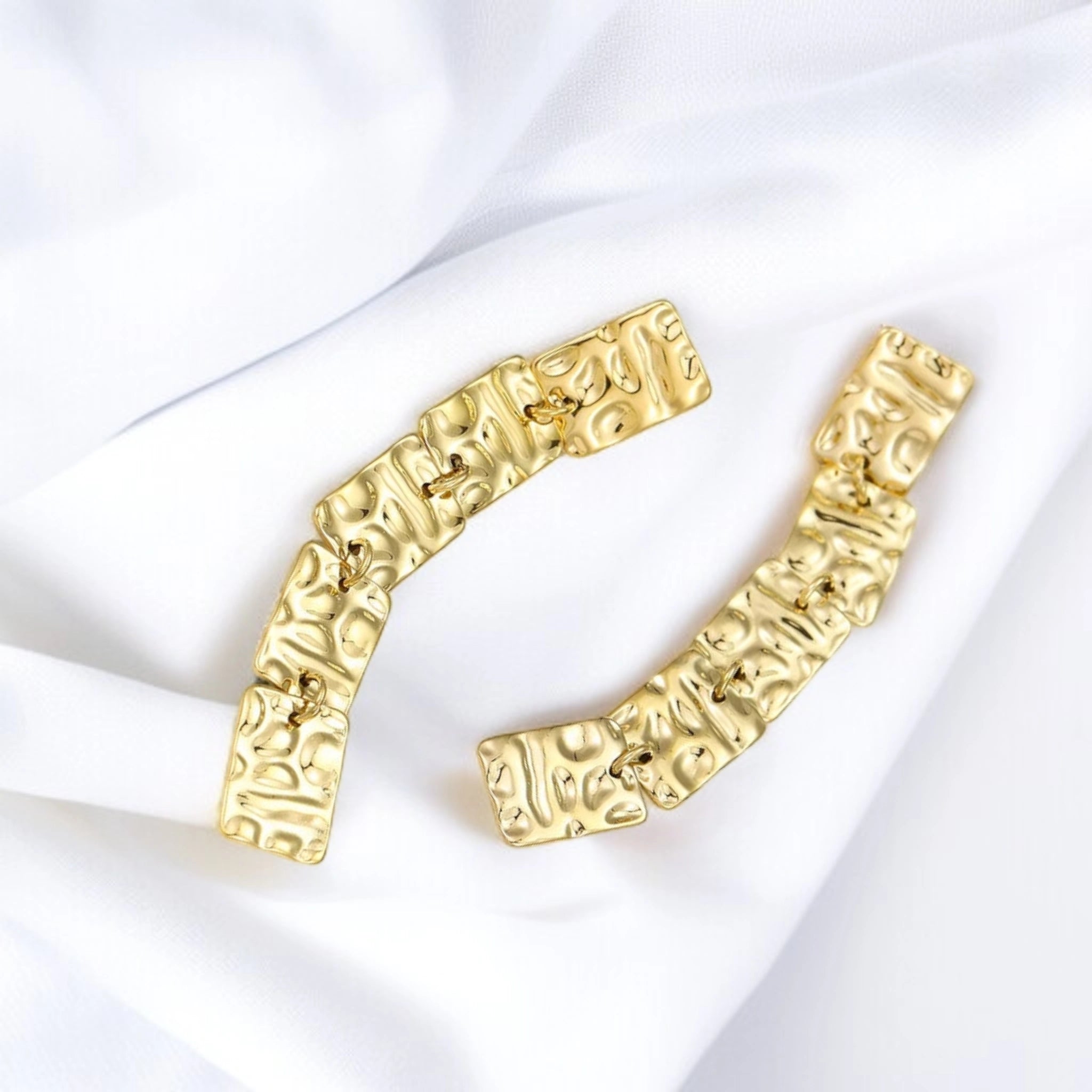 Gold Chain Link Earrings