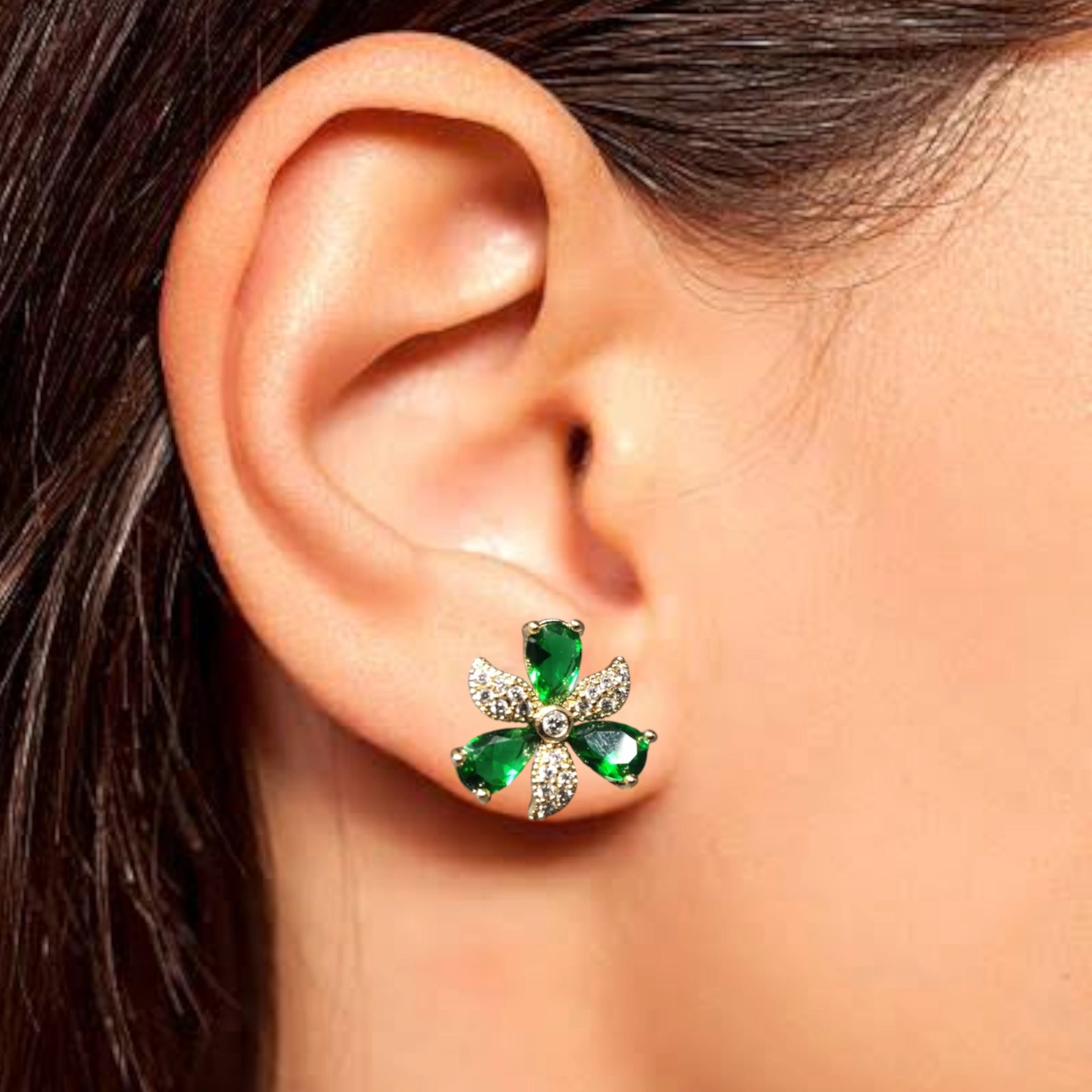 Green Goddess earring