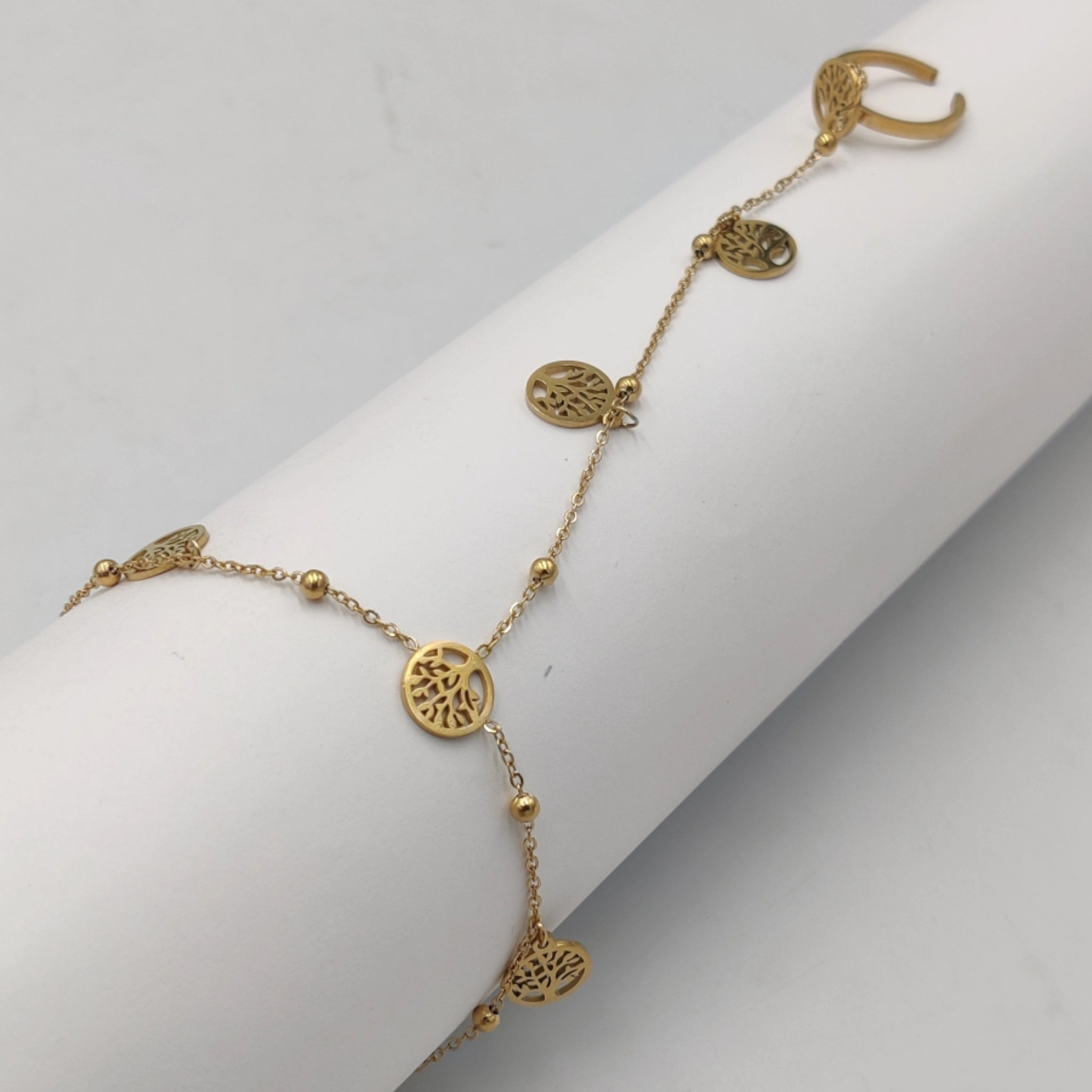 Tree of Life Bracelet and Ring Set