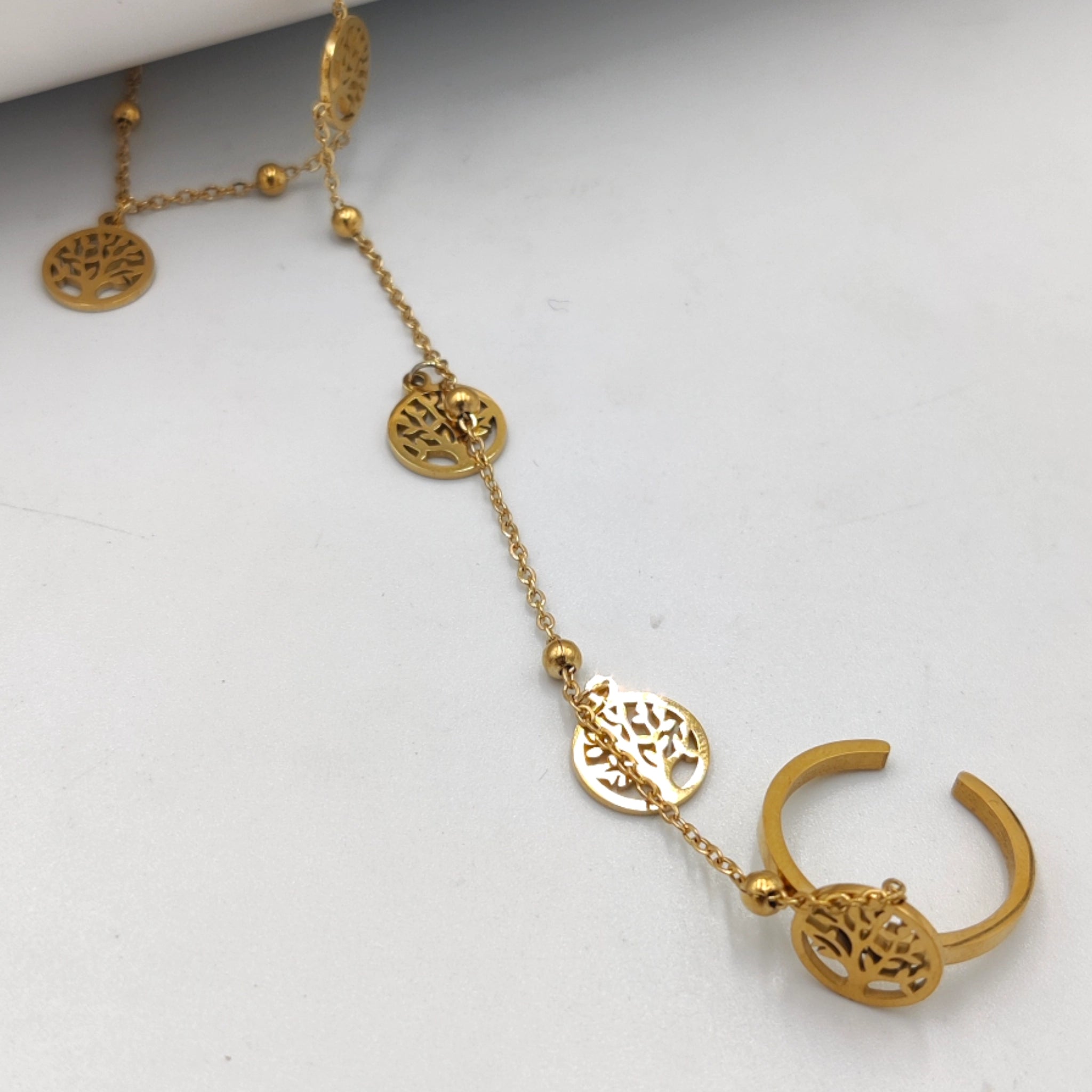 Tree of Life Bracelet and Ring Set