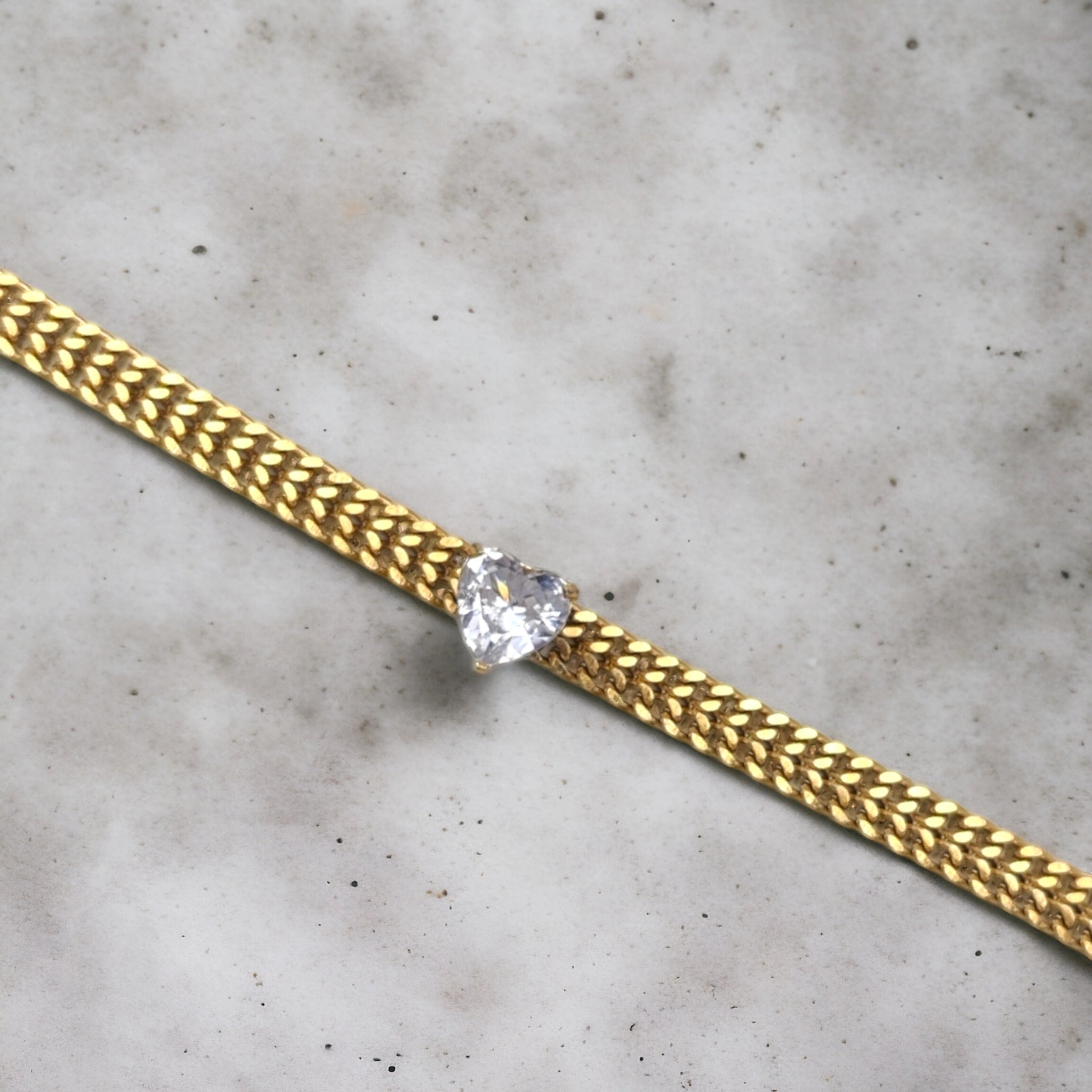 Diamond Heart Bracelet