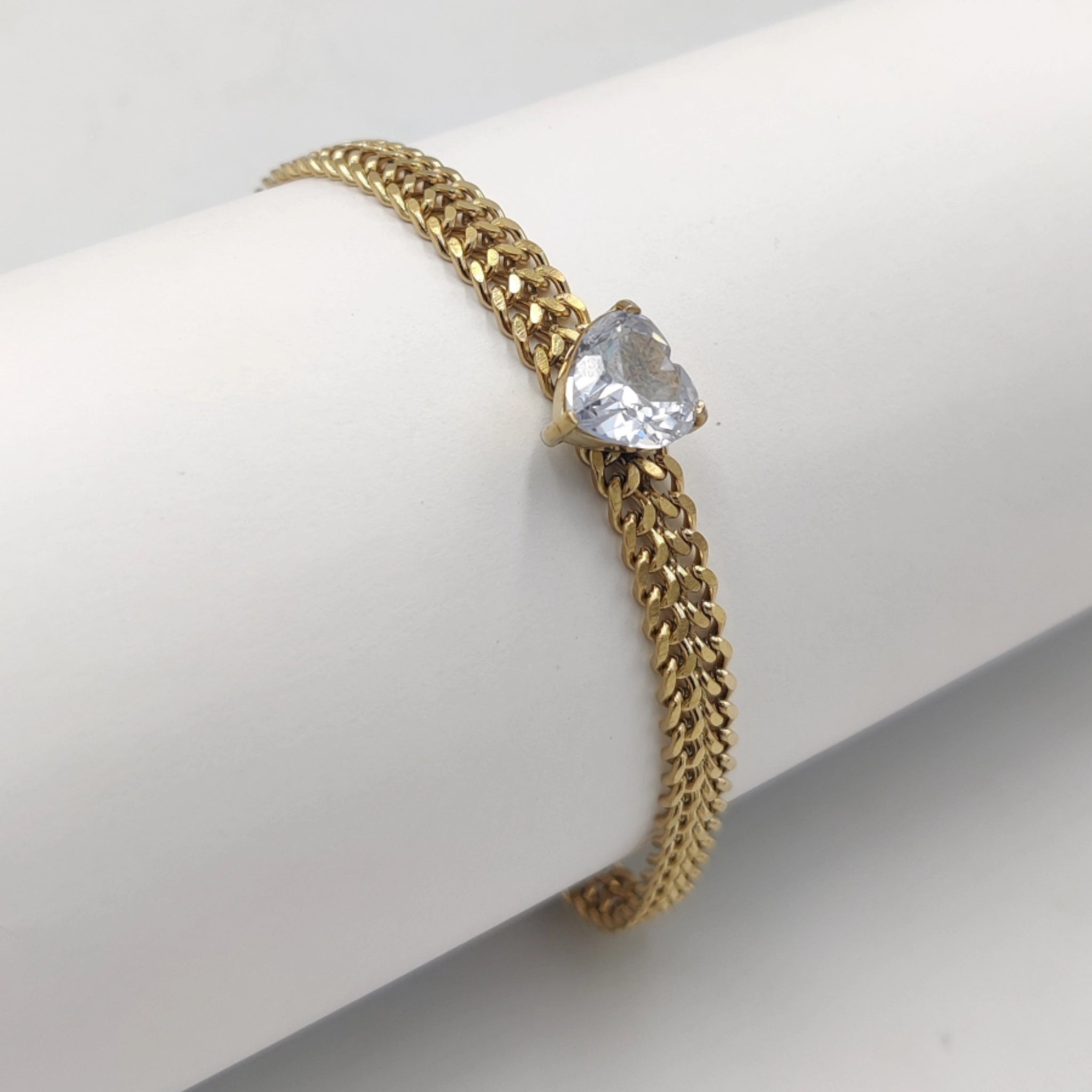 Diamond Heart Bracelet