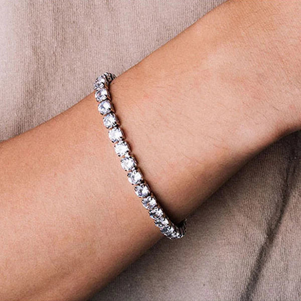 Dazzling White Sparkle Tennis Bracelet