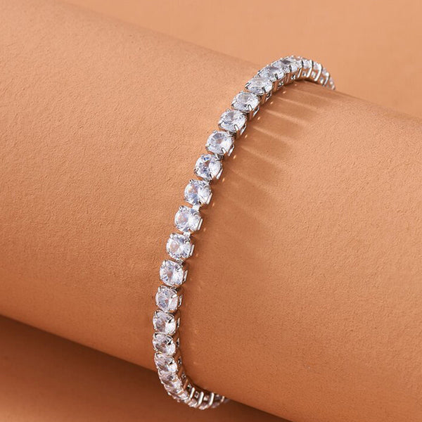 Dazzling White Sparkle Tennis Bracelet