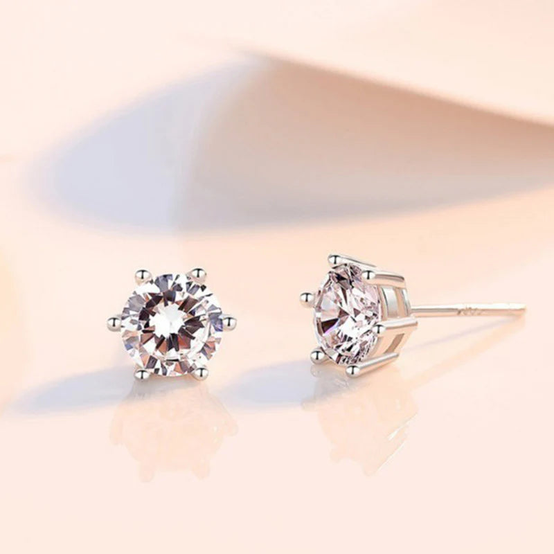 Crystal Purity Stud Earrings