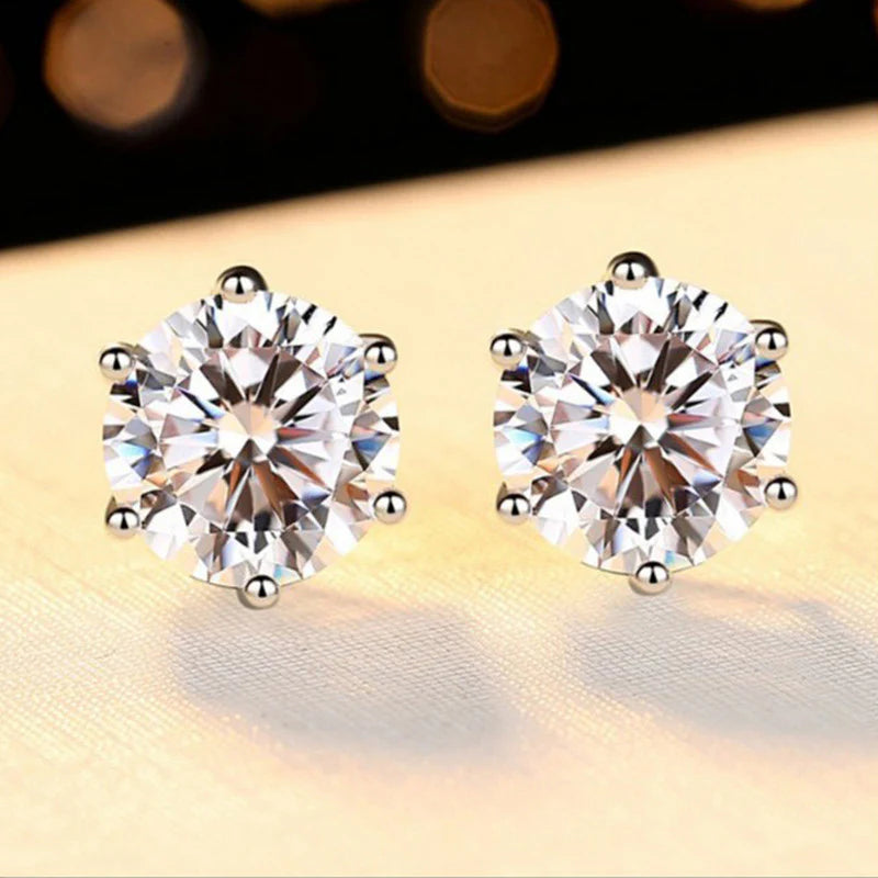 Crystal Purity Stud Earrings