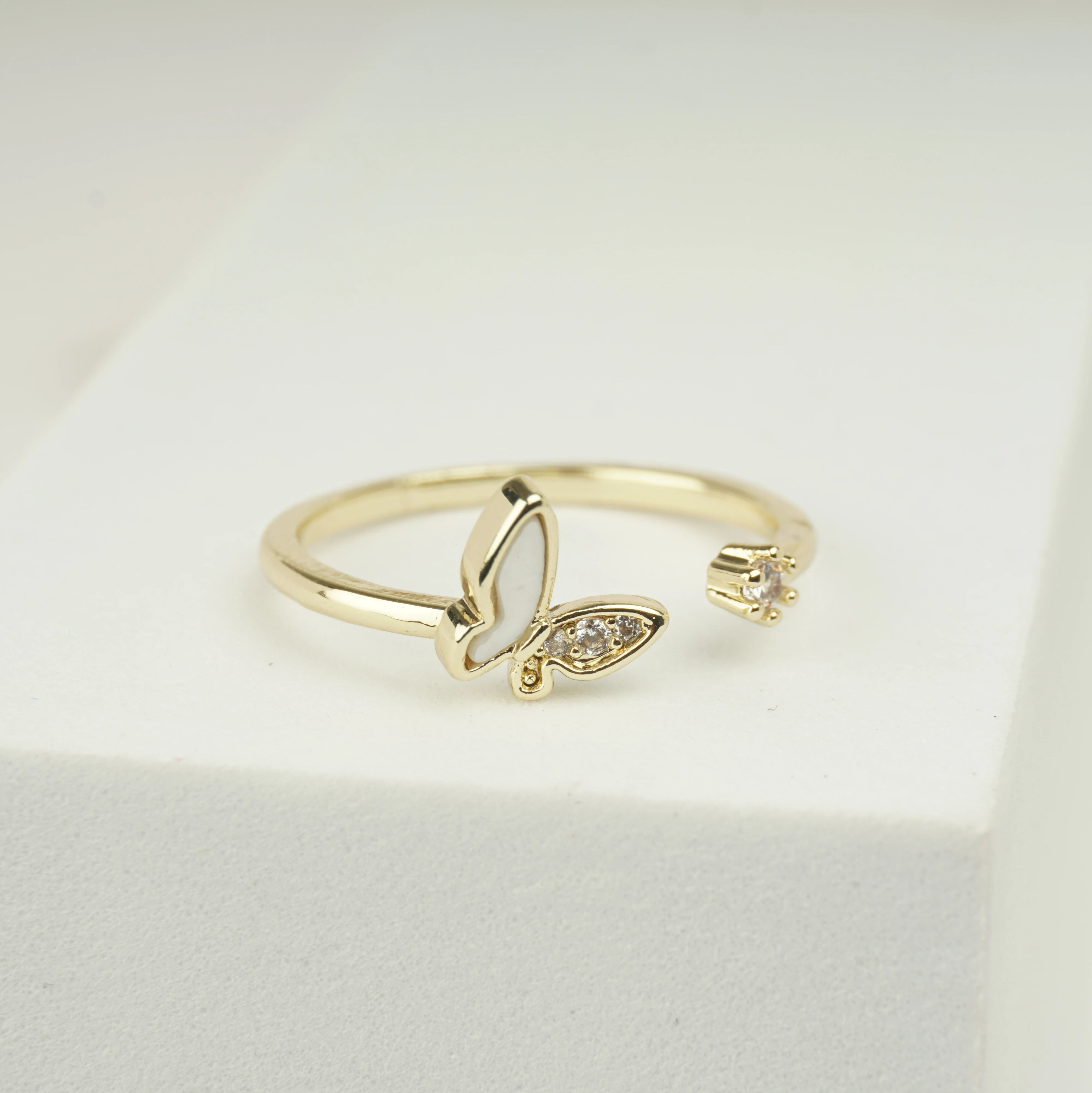 Butterfly CZ Ring