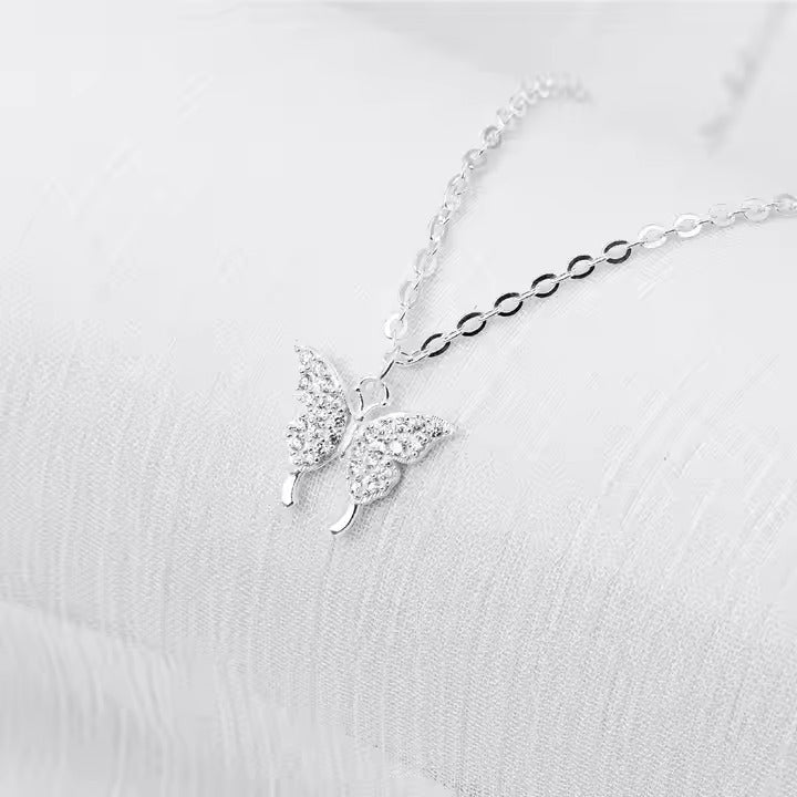 Bling Butterfly Necklace