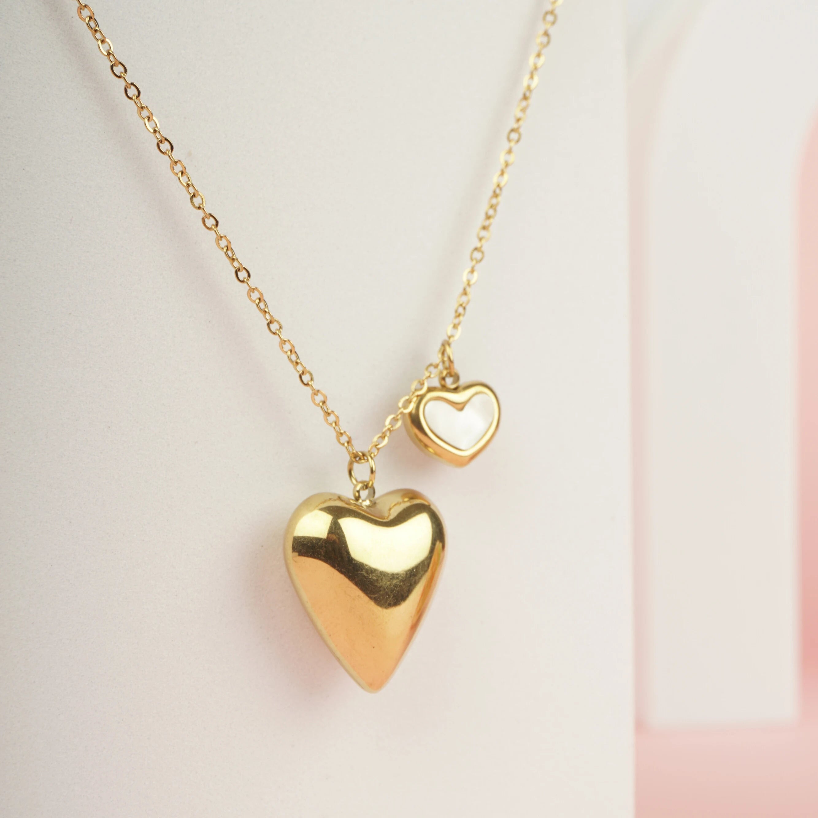 Twin Hearts Necklace