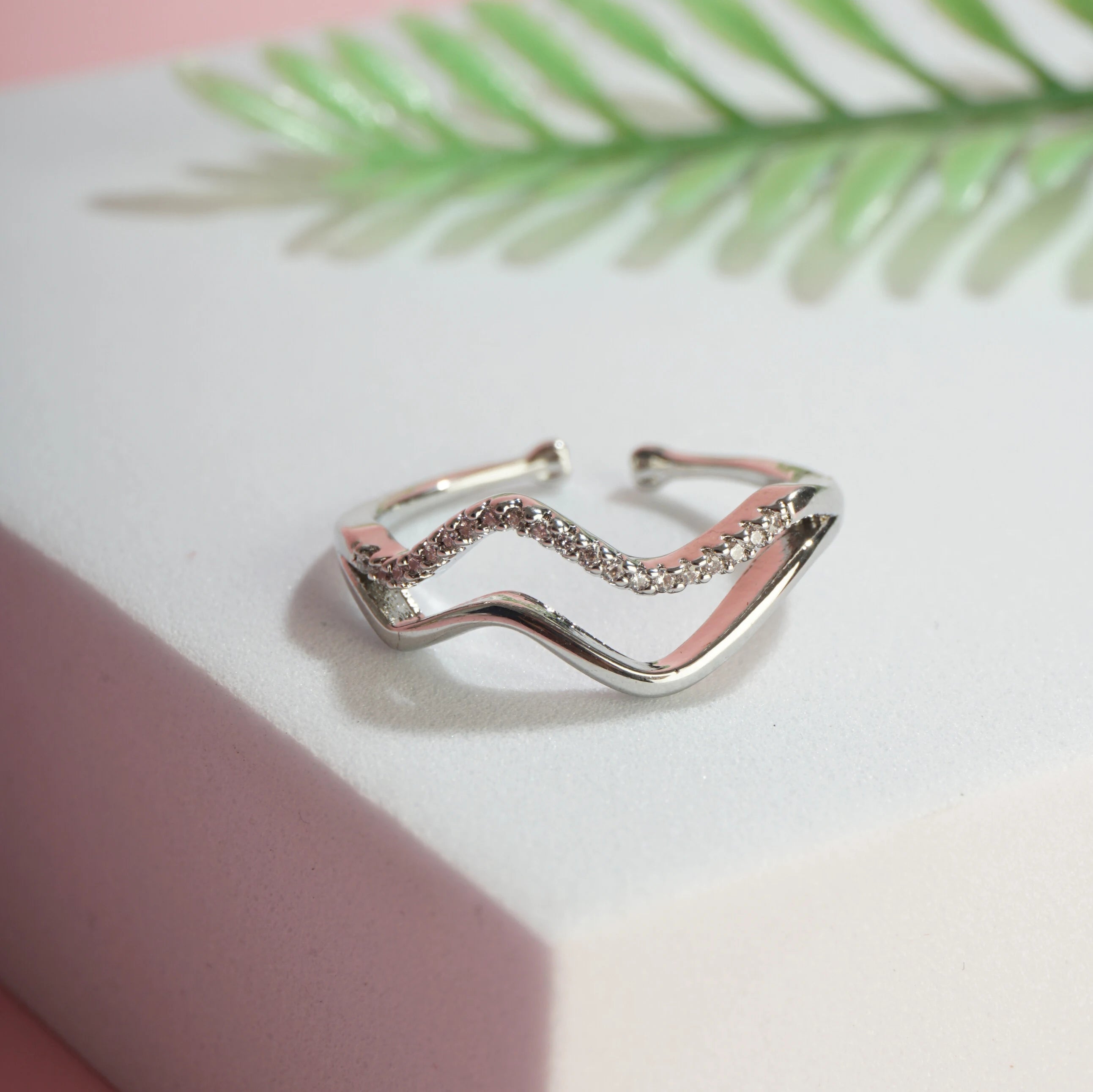 Silver Wave Ring