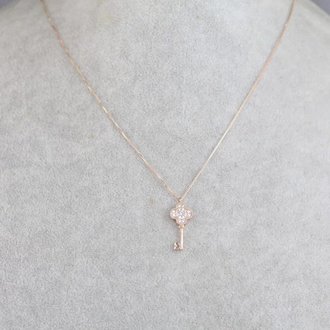 Diamond Key Necklace