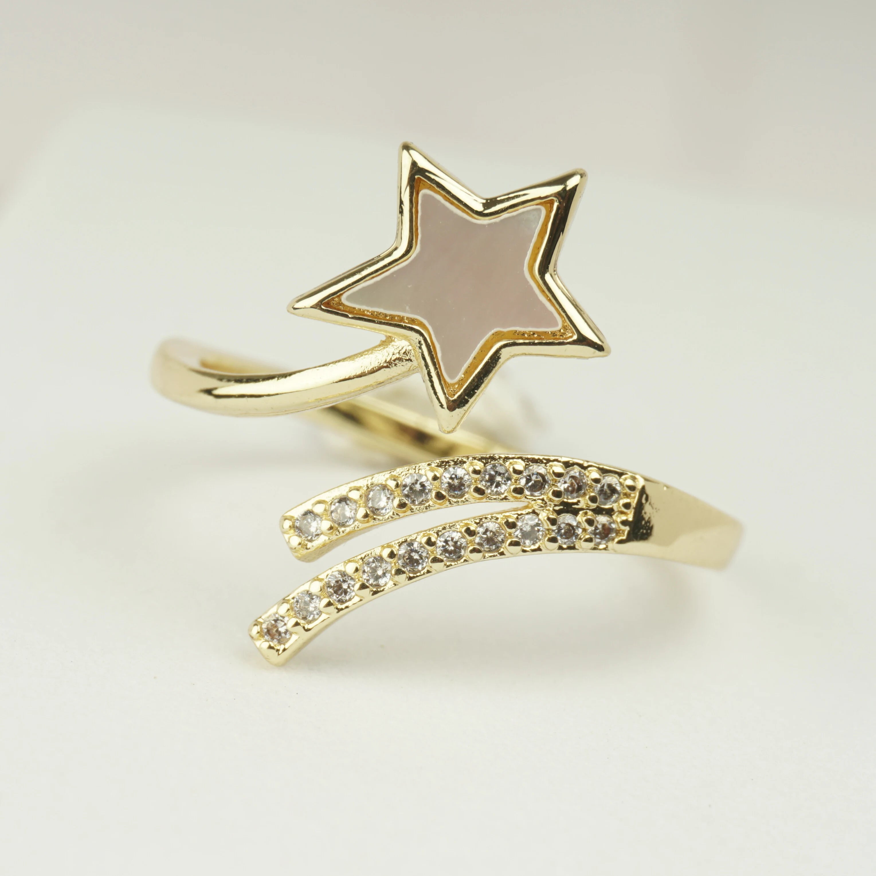 Crystal Star Ring