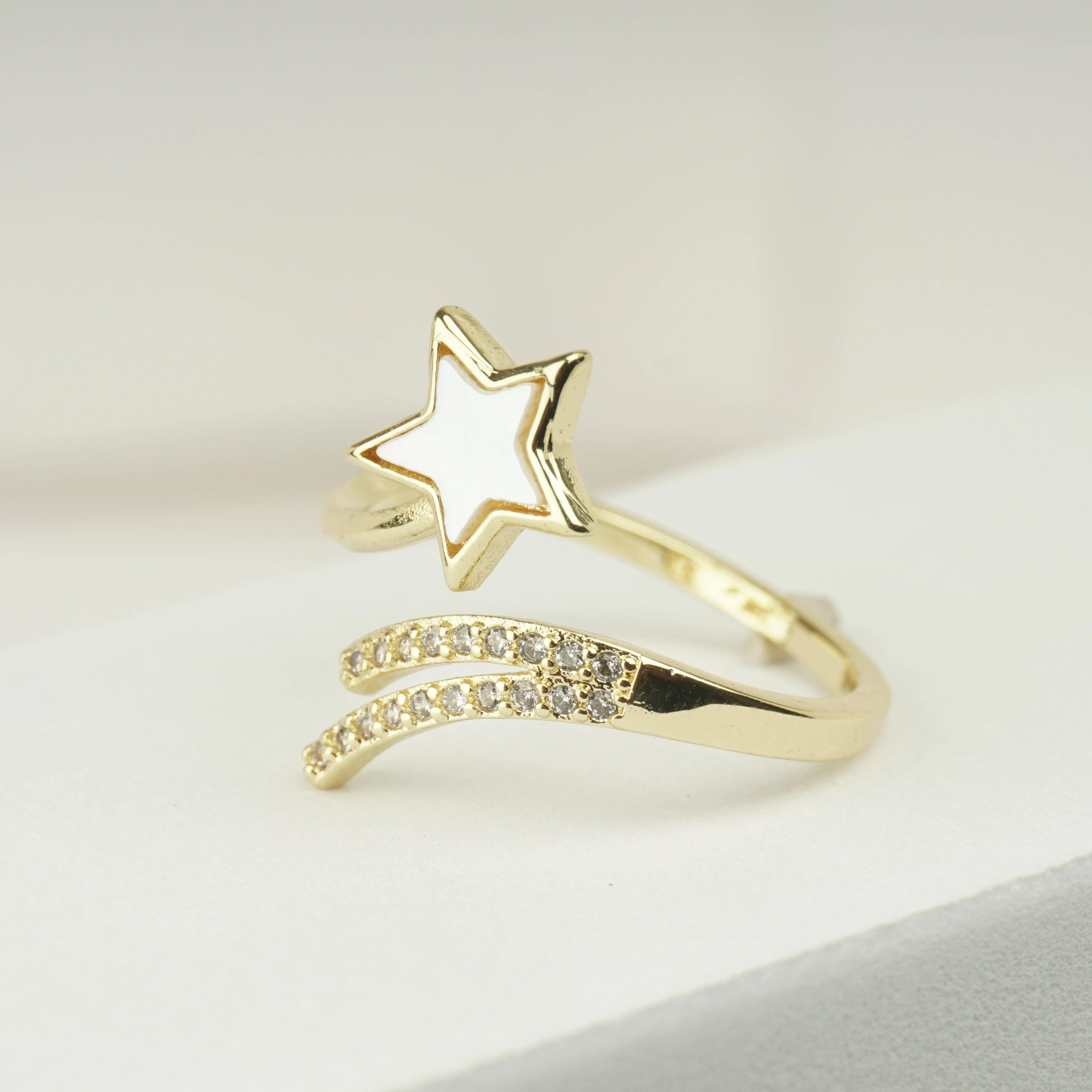 Crystal Star Ring