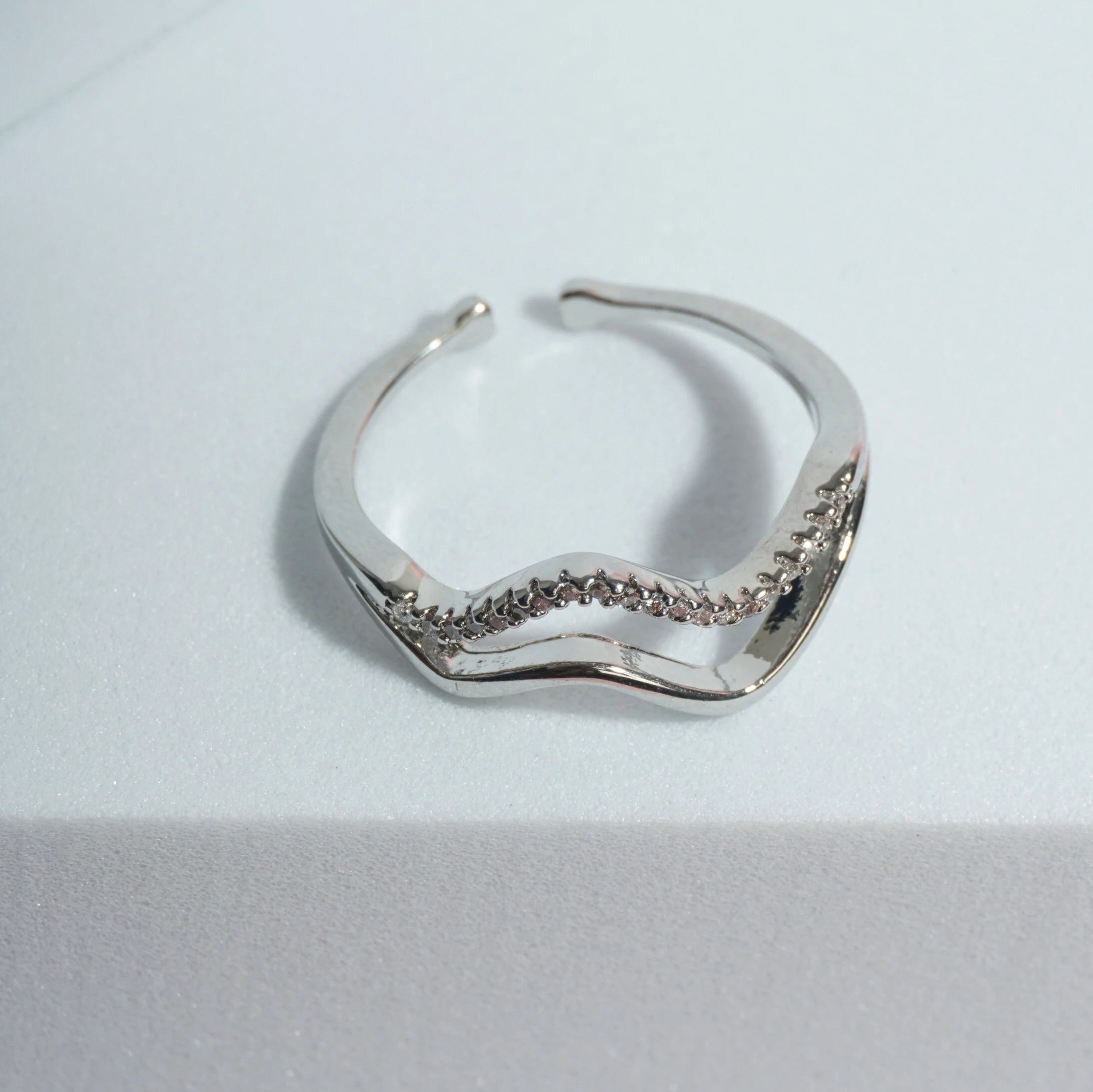 Silver Wave Ring