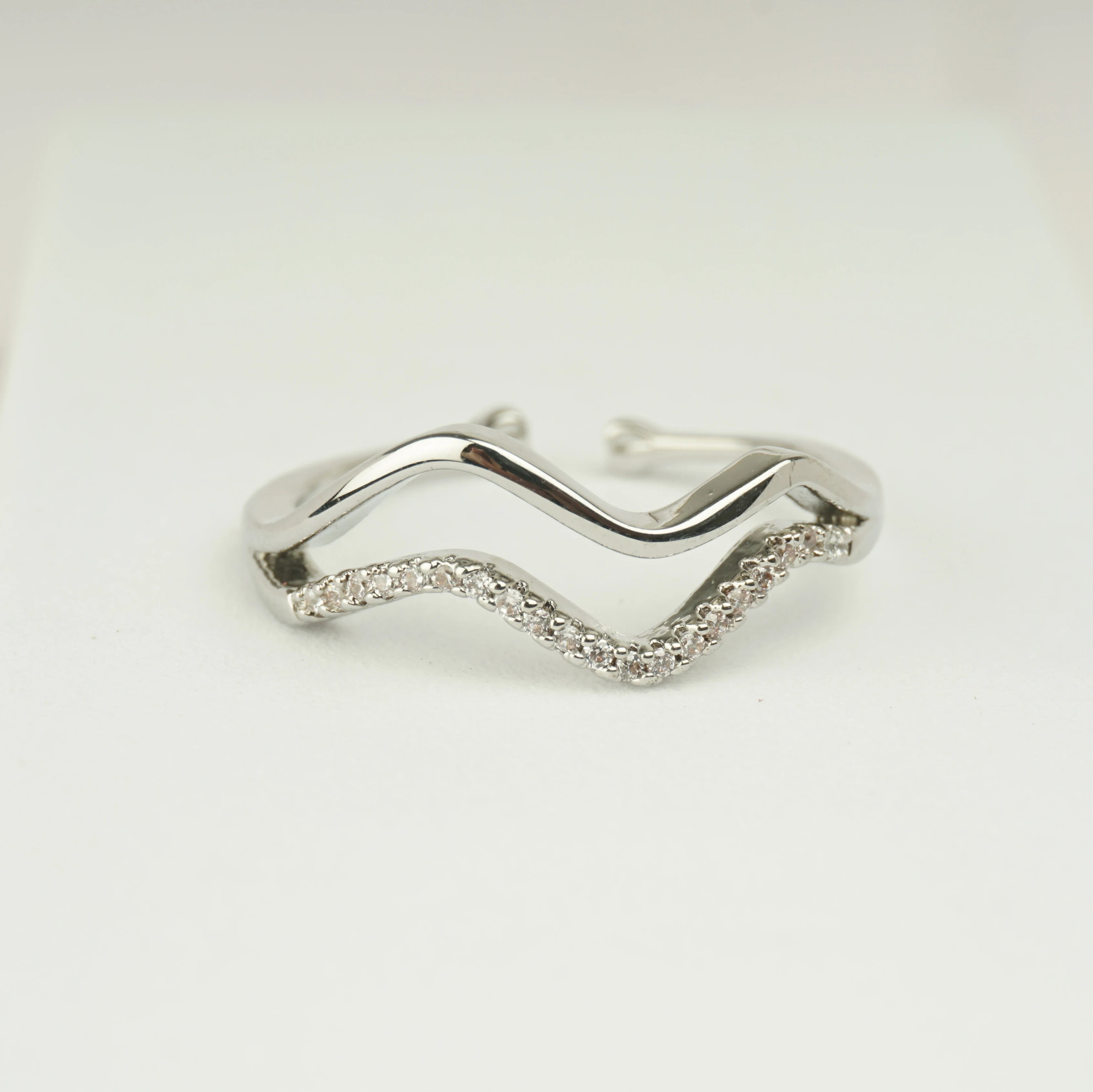 Silver Wave Ring