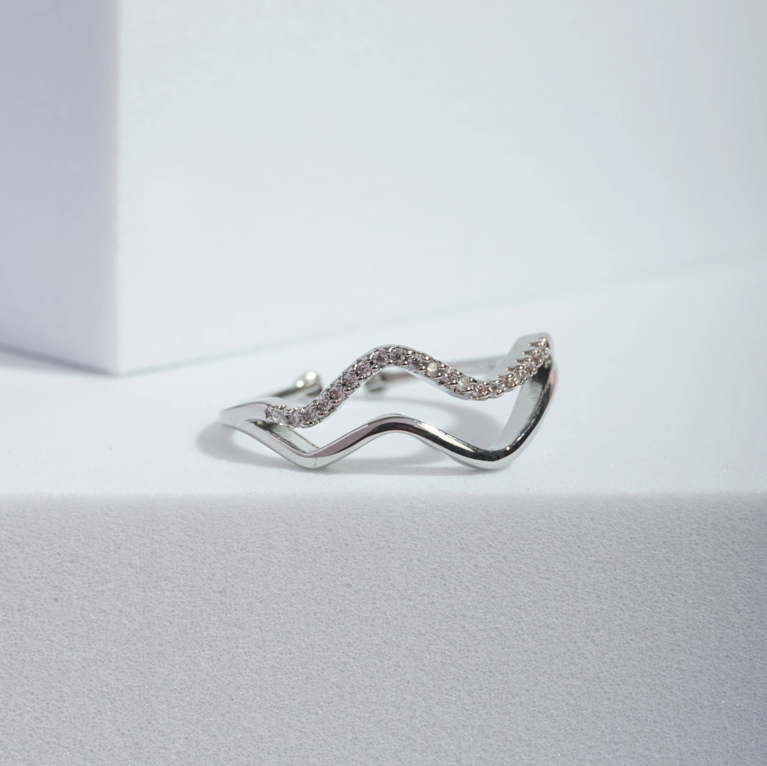 Silver Wave Ring