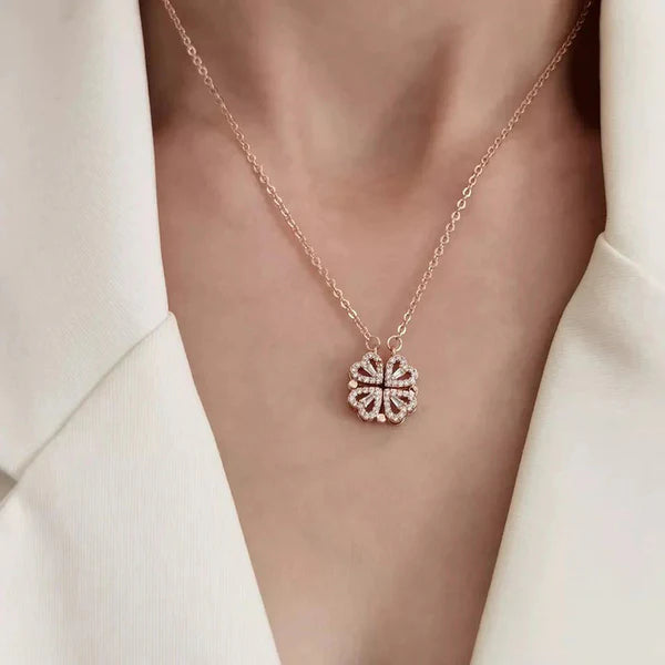 Rose Gold Clover Pendant