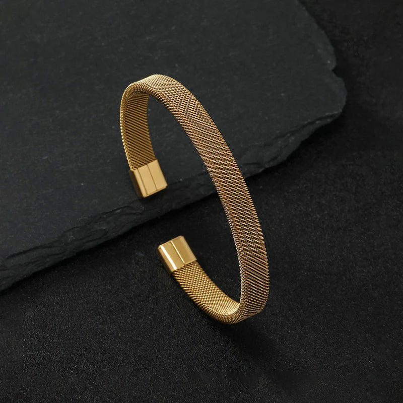 Luxe Gold Mesh Cuff