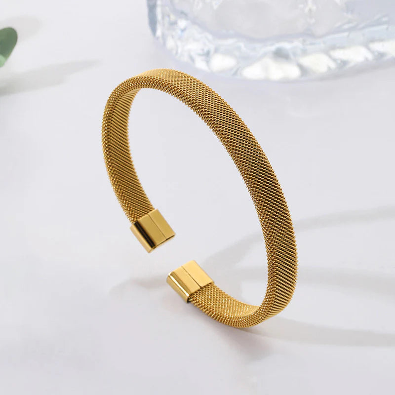 Luxe Gold Mesh Cuff