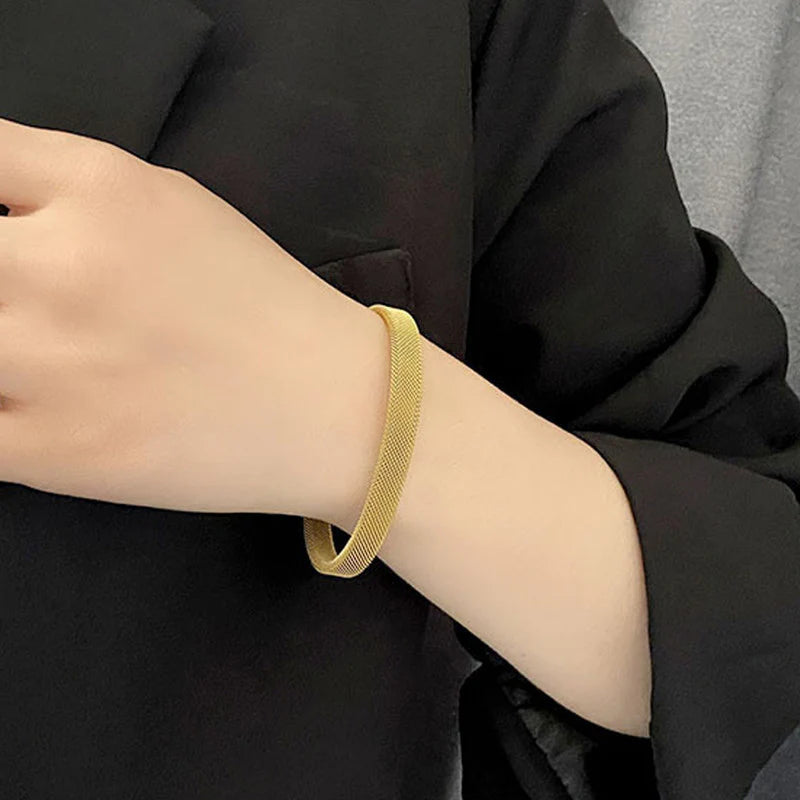 Luxe Gold Mesh Cuff