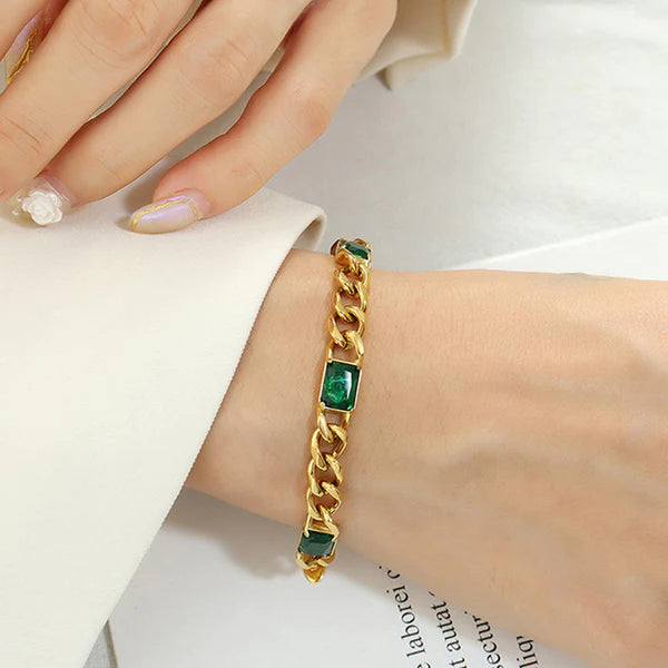 Emerald Shine Bracelet
