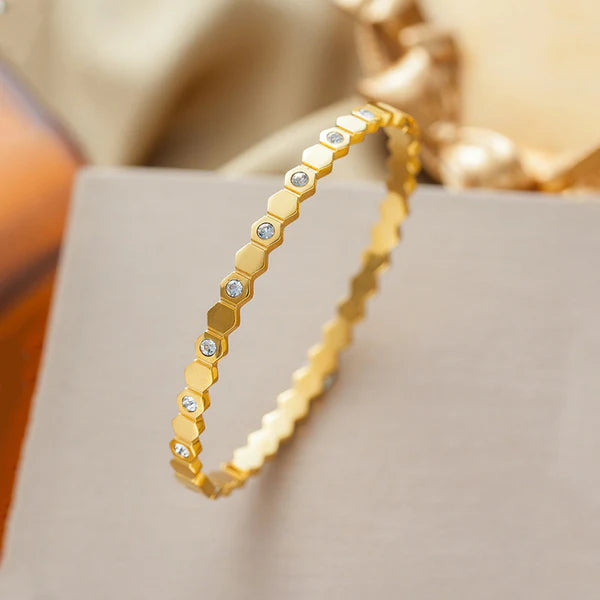 Sleek Hex Bangle