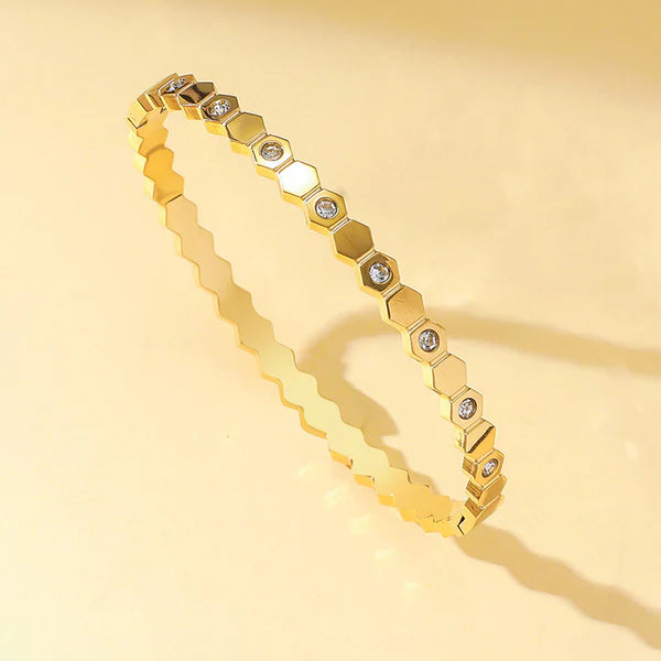 Sleek Hex Bangle