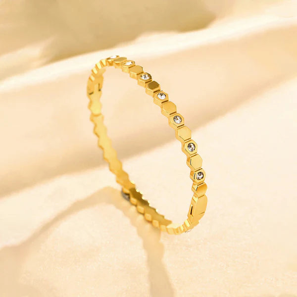 Sleek Hex Bangle