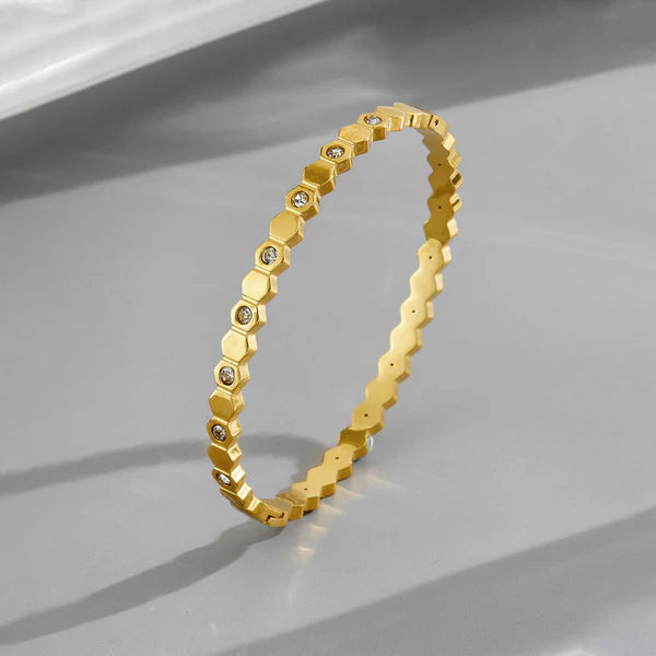 Sleek Hex Bangle