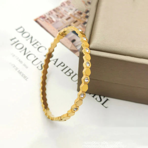 Sleek Hex Bangle