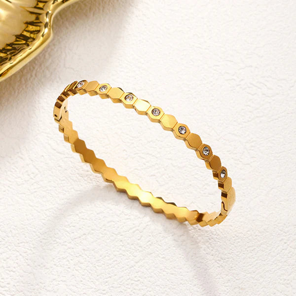 Sleek Hex Bangle