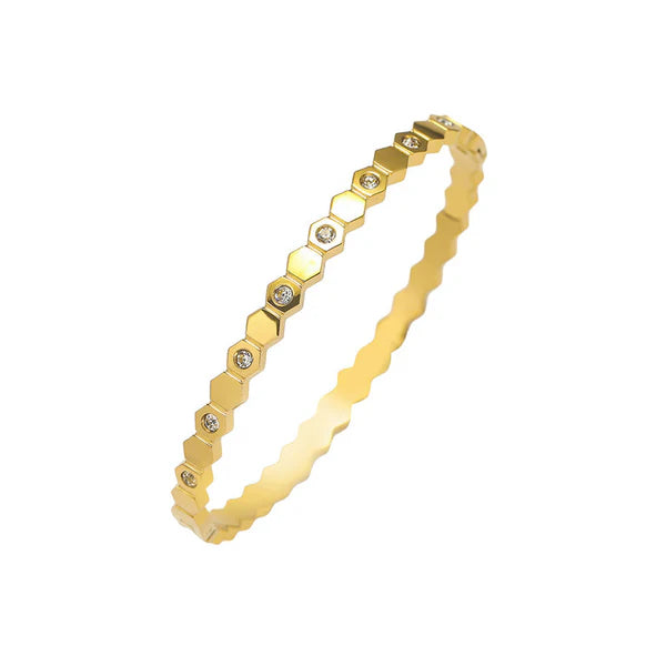 Sleek Hex Bangle