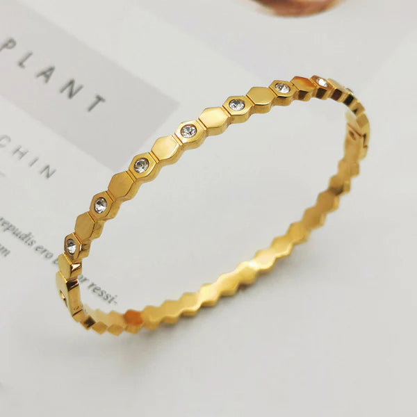 Sleek Hex Bangle