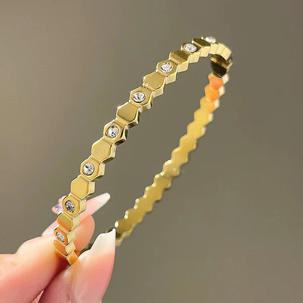 Sleek Hex Bangle
