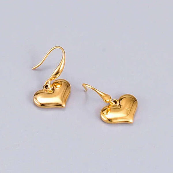 Midas Heart Earrings