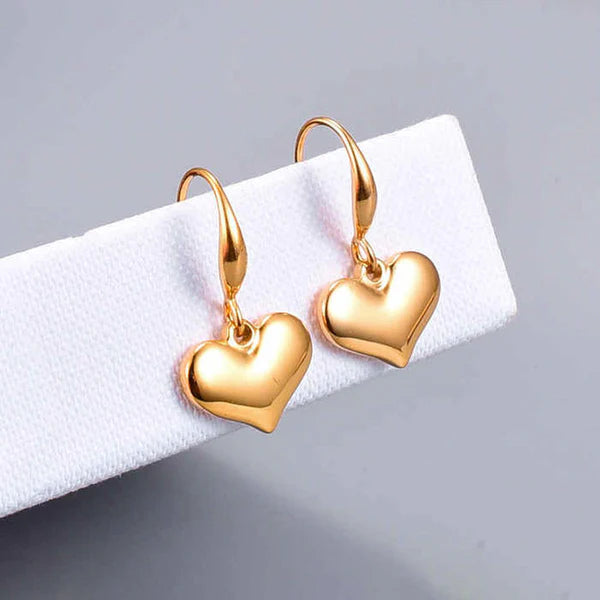 Midas Heart Earrings