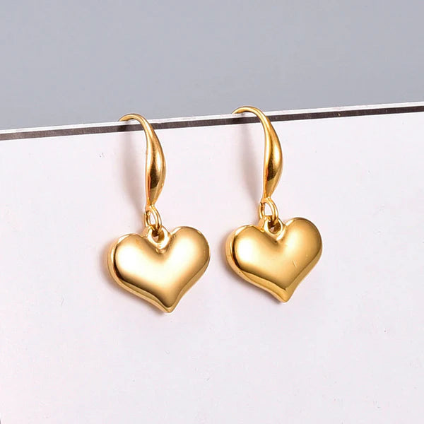 Midas Heart Earrings