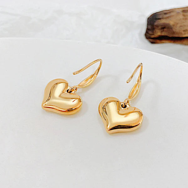Midas Heart Earrings