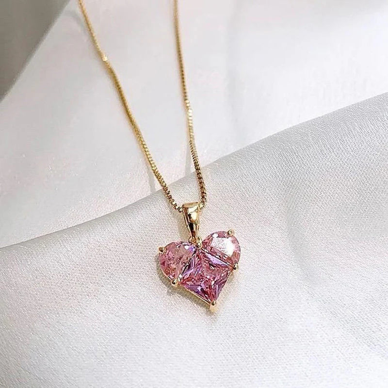 Pink Blush Diamond Necklace