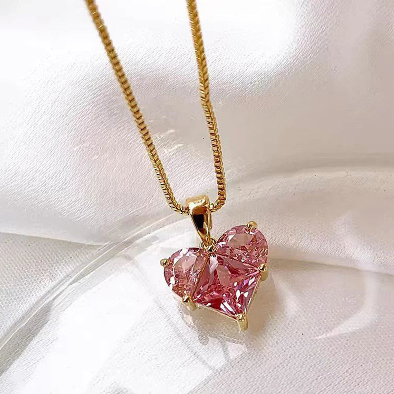 Pink Blush Diamond Necklace