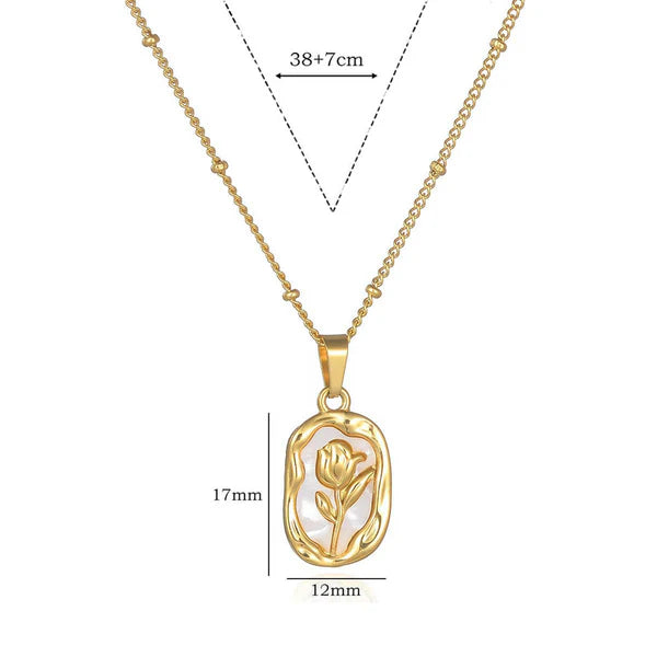 Flower Pendant Necklace