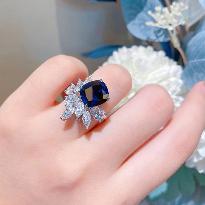 Cosmic Blue Starlight Ring